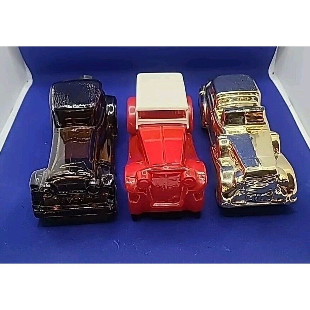 Lot of 3 Avon Cars After Shave Cologne Decanters Vintage Collectibles